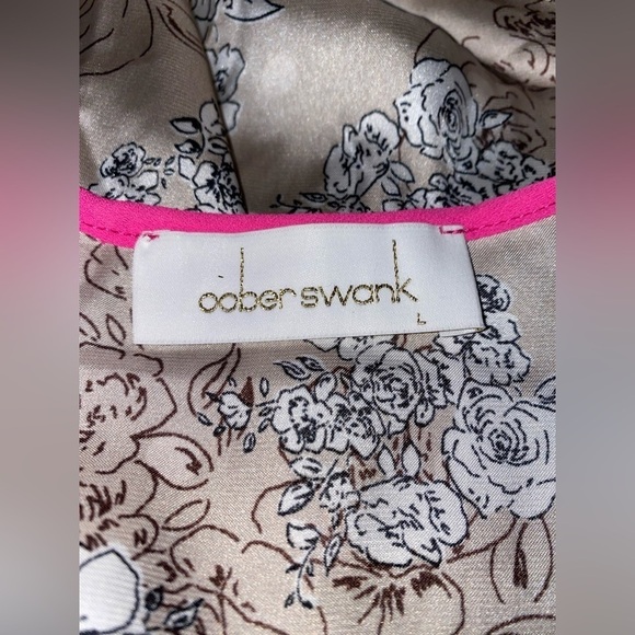 Oober Swank Women‎ Open Front Drape Tie Front Kimono Large - Picture 3 of 6